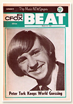 1470 CFOX Edition BEAT Magazine, Canada's Pop Music Newspaper, March 22, 1968 issue.